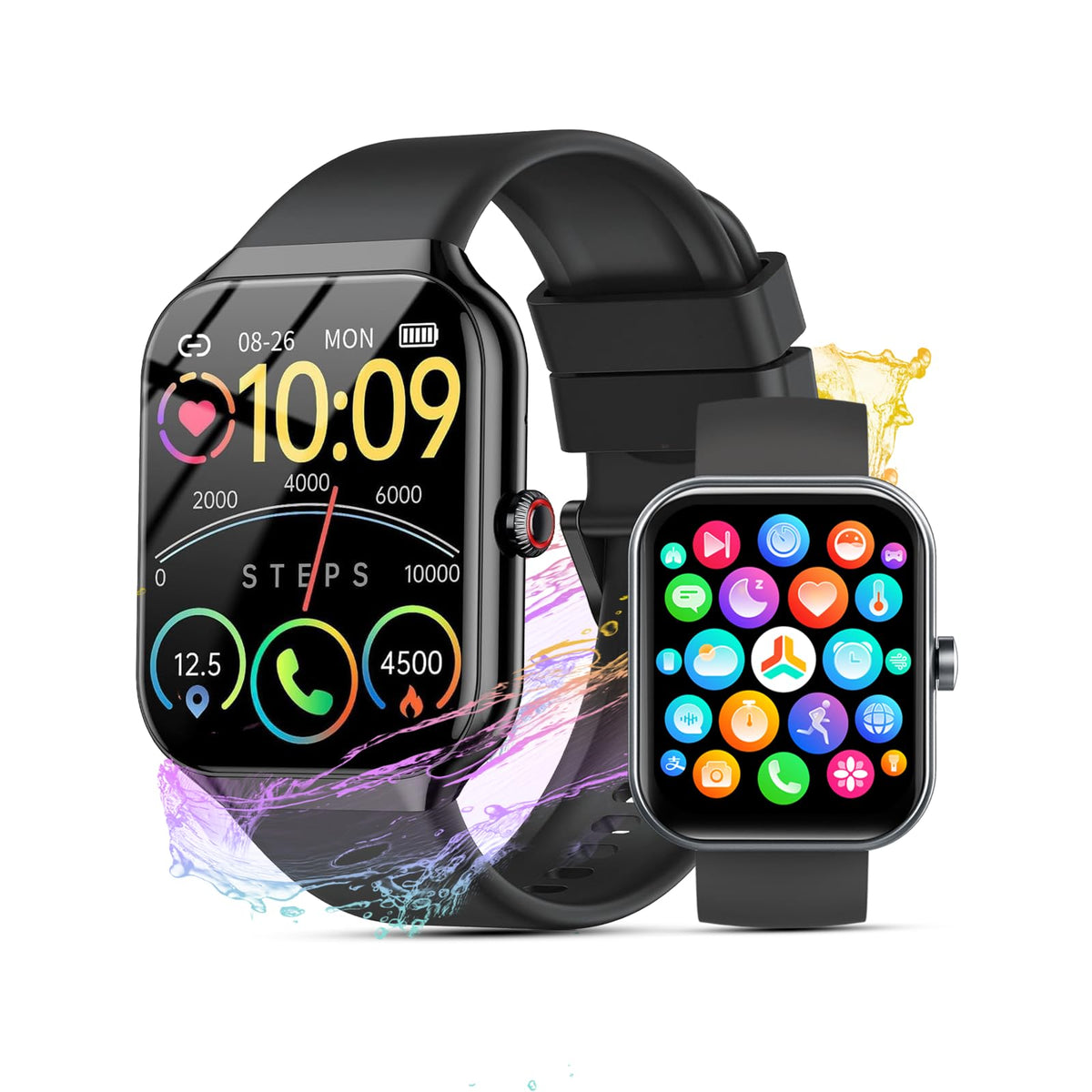 Fempoin Smartwatch with HD display for clear visuals on the go.