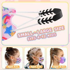FENFEN kids KN95 stars pattern mask for daily wear and comfort.