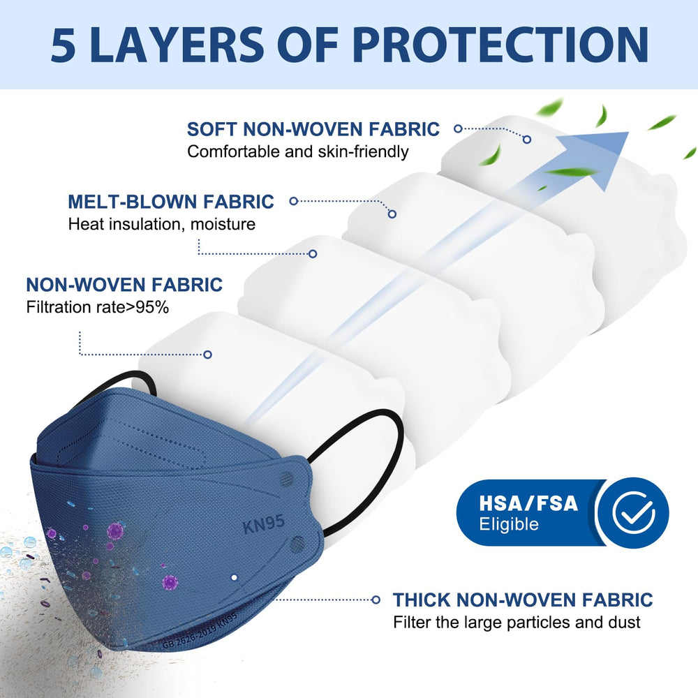 Colorful FENFEN KN95 masks to match outfits