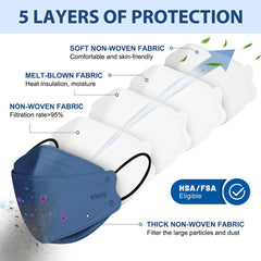 Colorful FENFEN KN95 masks to match outfits
