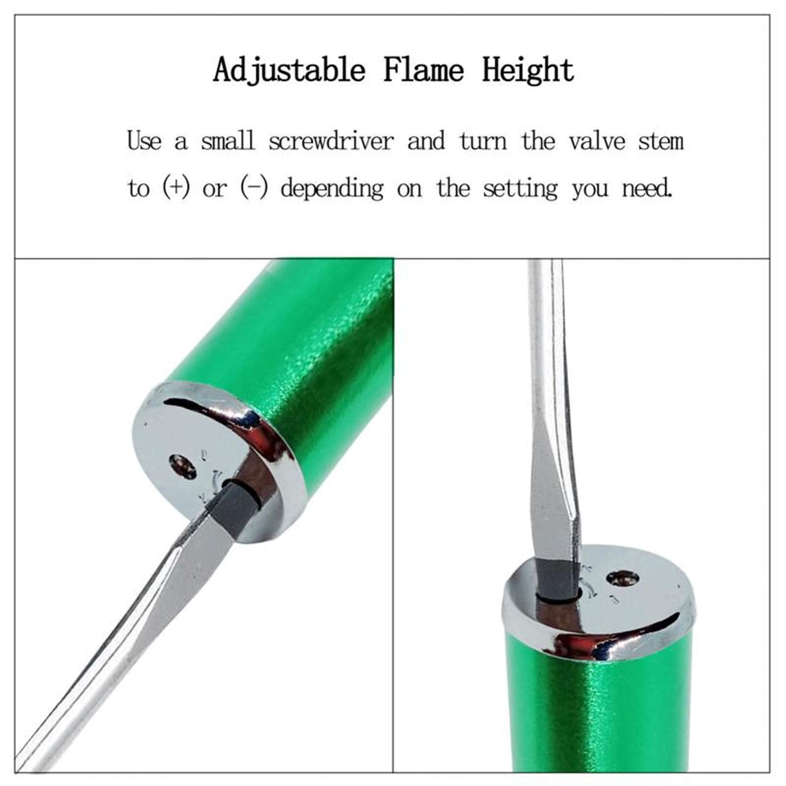 Fengfang Butane Torch Lighter suitable for cooking and BBQ tasks with controllable heat.
