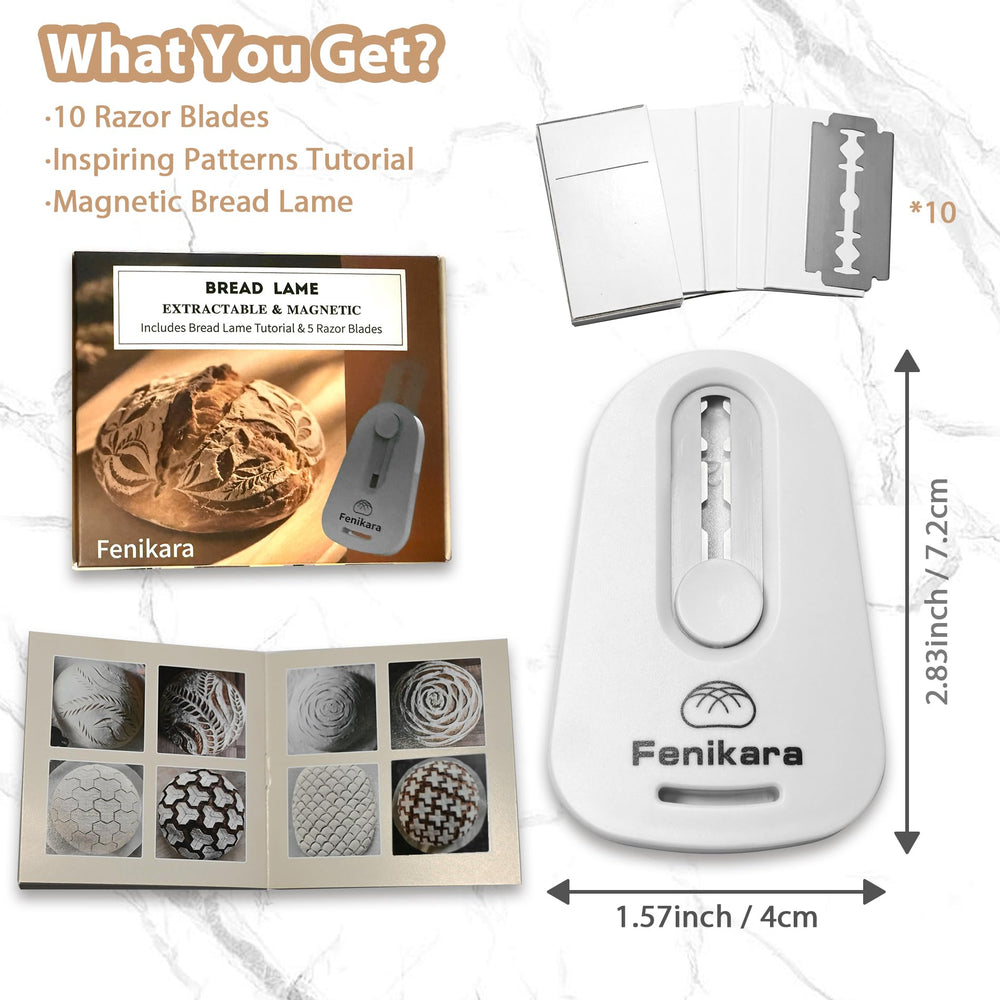 Ergonomic Fenikara bread lame handle for comfortable scoring