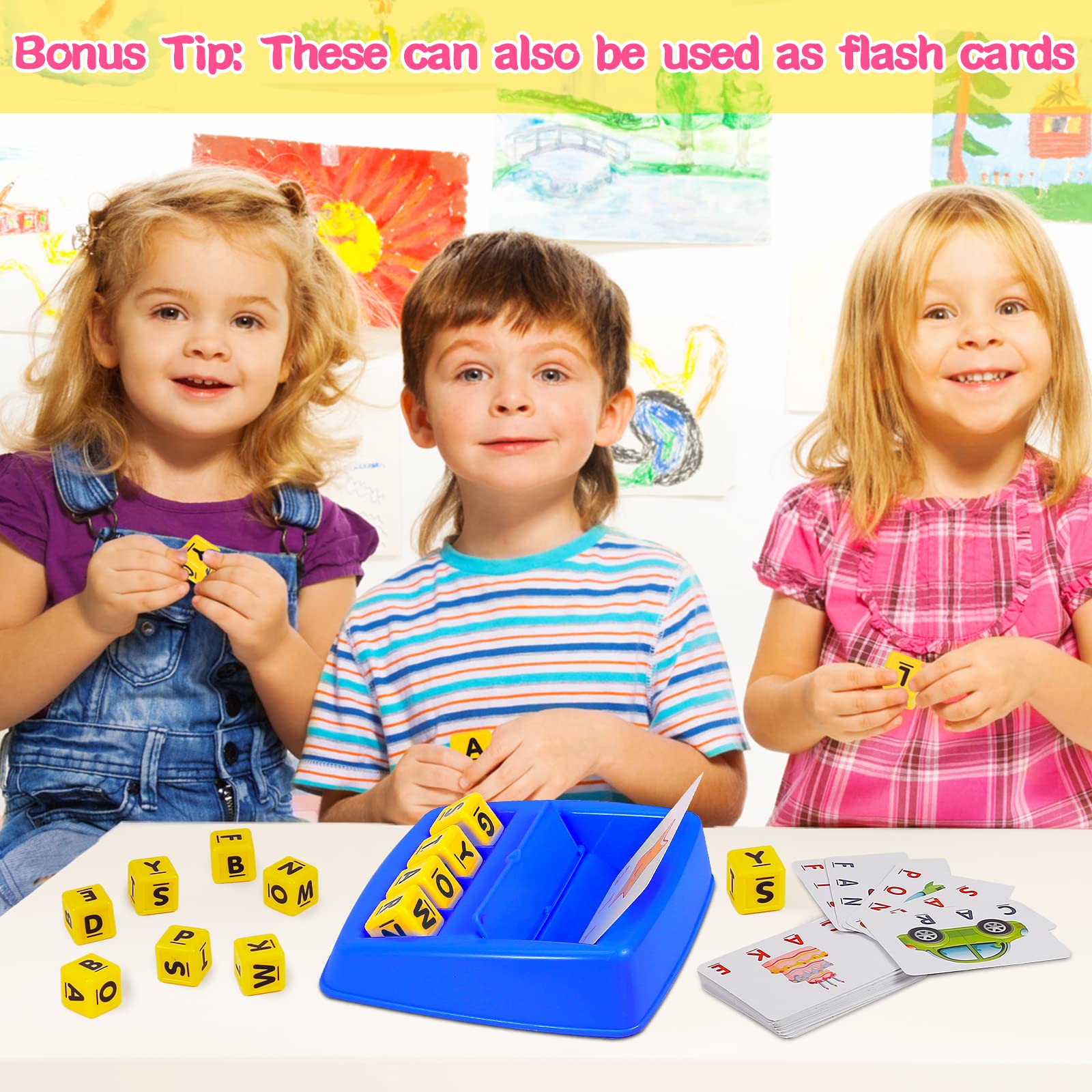 Fenikso Matching Letter Game small parts require adult supervision.