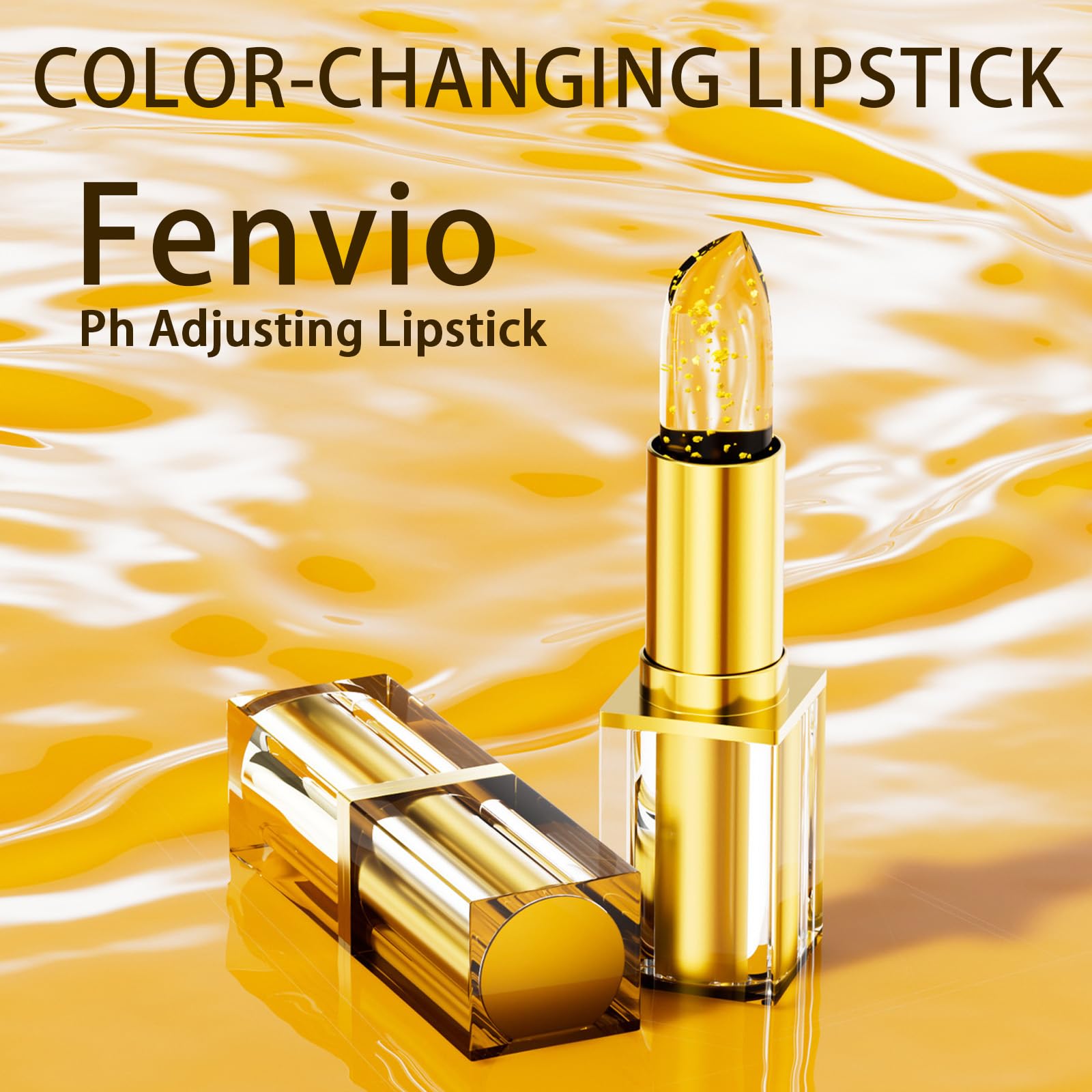 Fenvio Lipstick shows rich pigmentation with a dewy, hydrated finish.