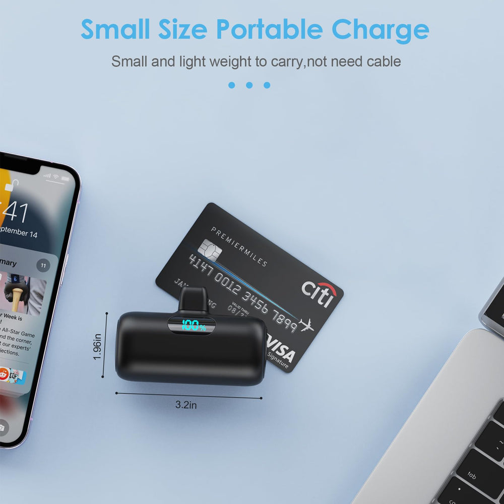 Feob pass-through tech power bank charging phone while itself charges