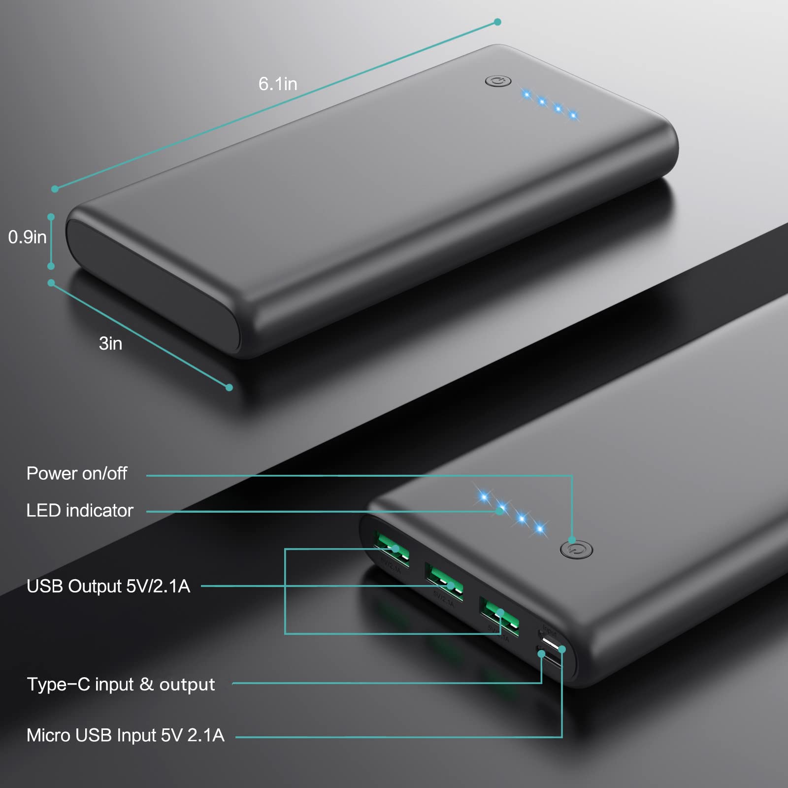 Feob compact dimensions ideal for travel and camping