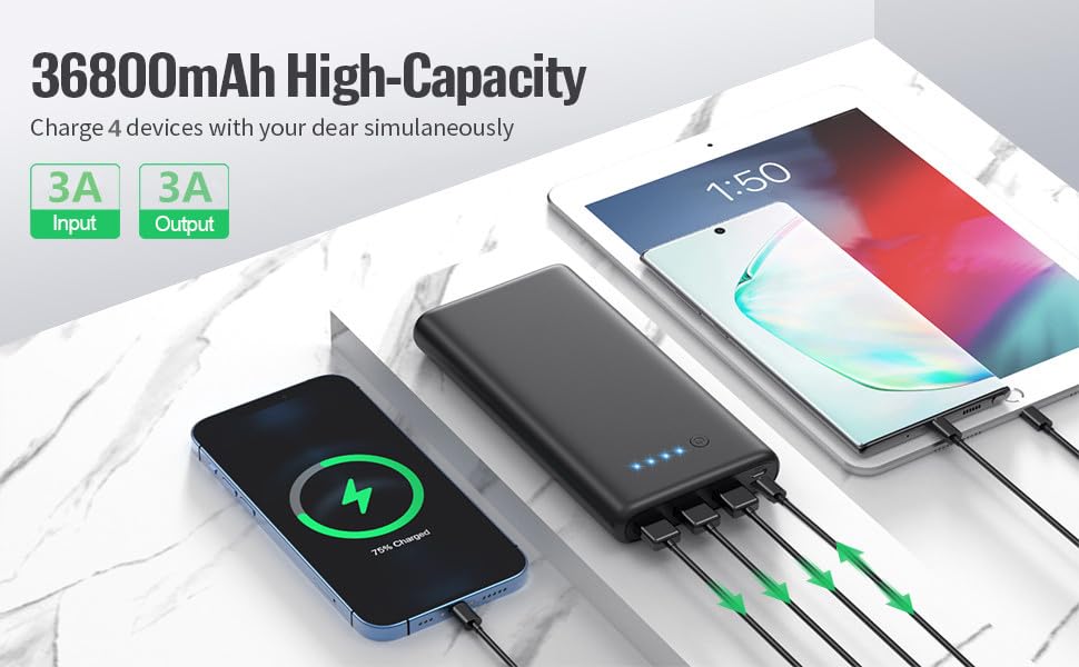 Feob in-use while traveling for on-the-go power