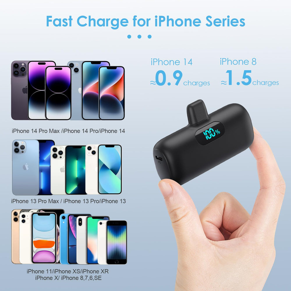 Feob USB-C PD mini power bank enabling fast top-ups