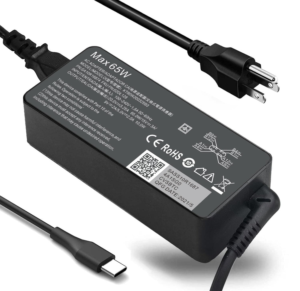 Fepprry charger compatible with ThinkPad series for reliable power on the go.