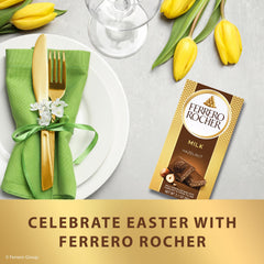 Ferrero Rocher creamy hazelnut filling slices in soft light