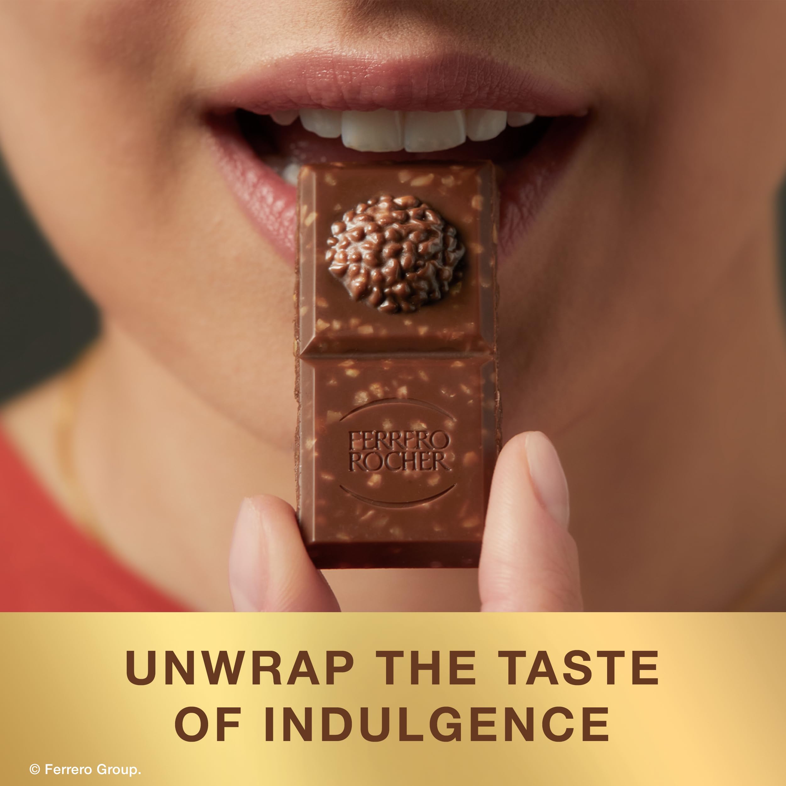 Ferrero Rocher bar with melted chocolate dip appeal