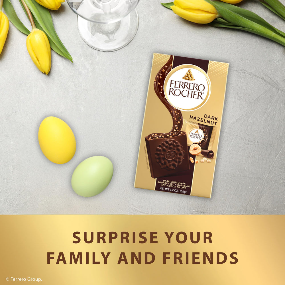 Texture-focused Ferrero Rocher close-up highlighting crunchy hazelnuts and creamy center.