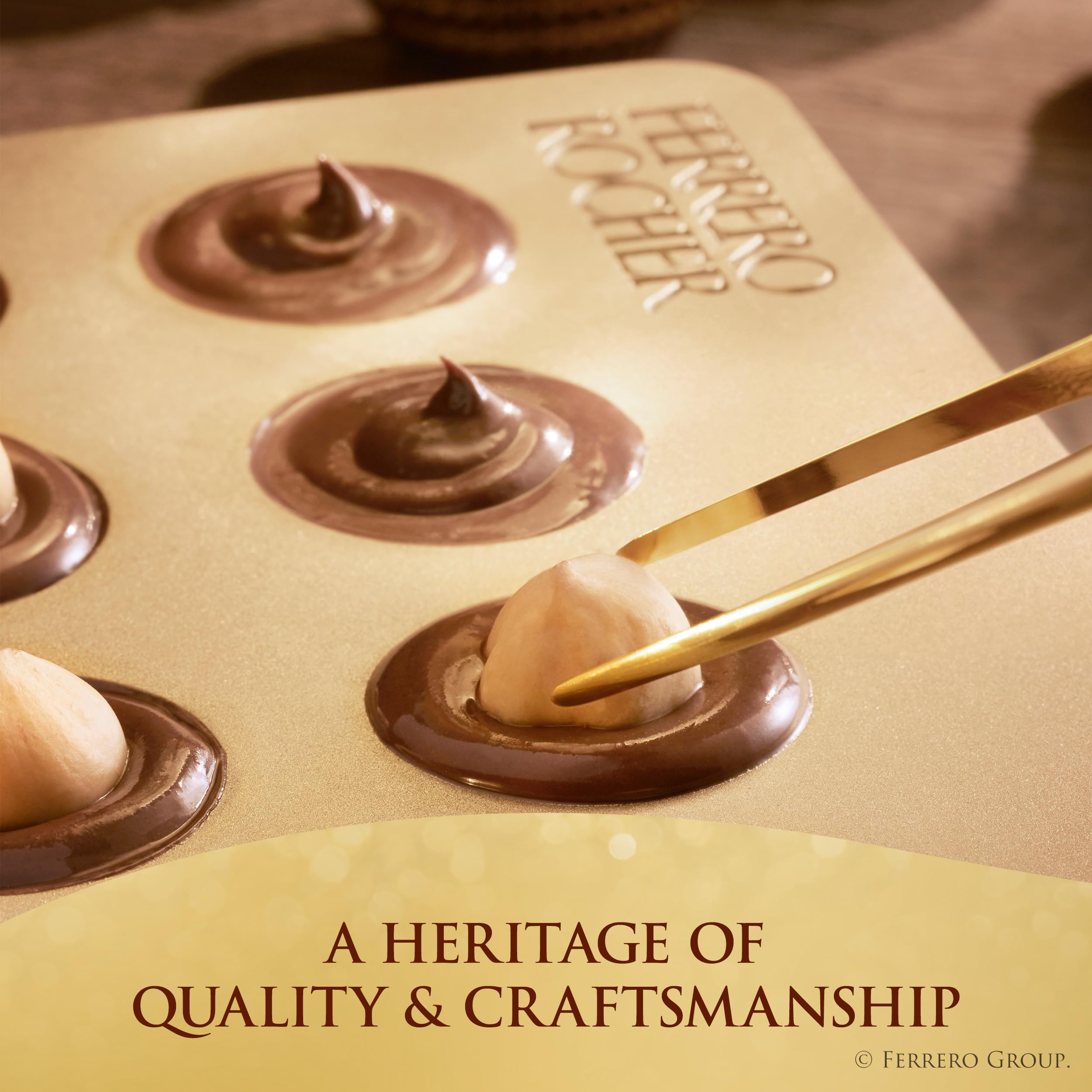 Ferrero Rocher Easter basket stuffer option with iconic gold-wrapped chocolates