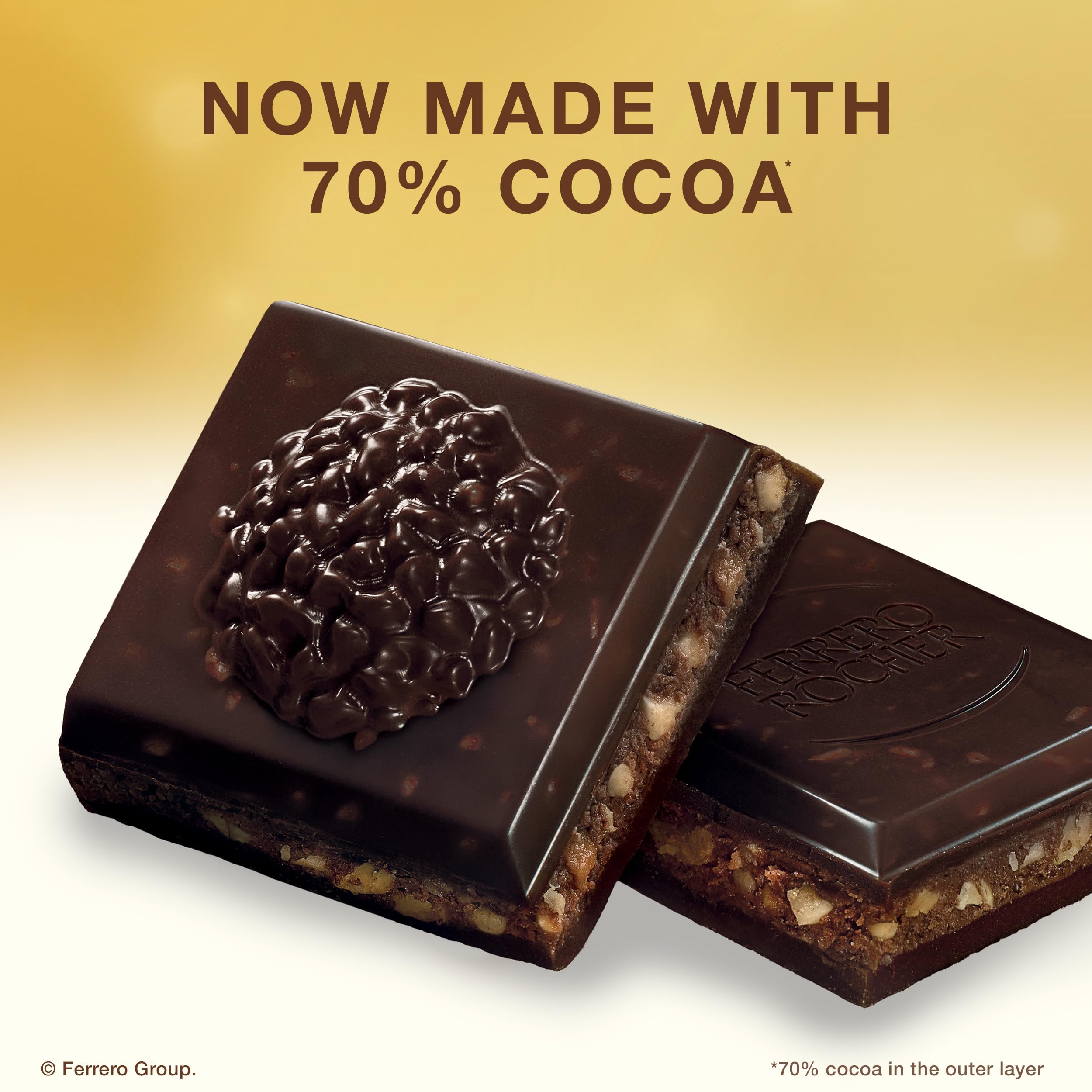 Ferrero Rocher eight bars box offers shareable indulgence.