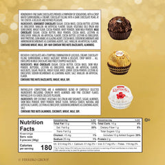 Ferrero Rocher hazelnut milk chocolate piece ideal for celebrations