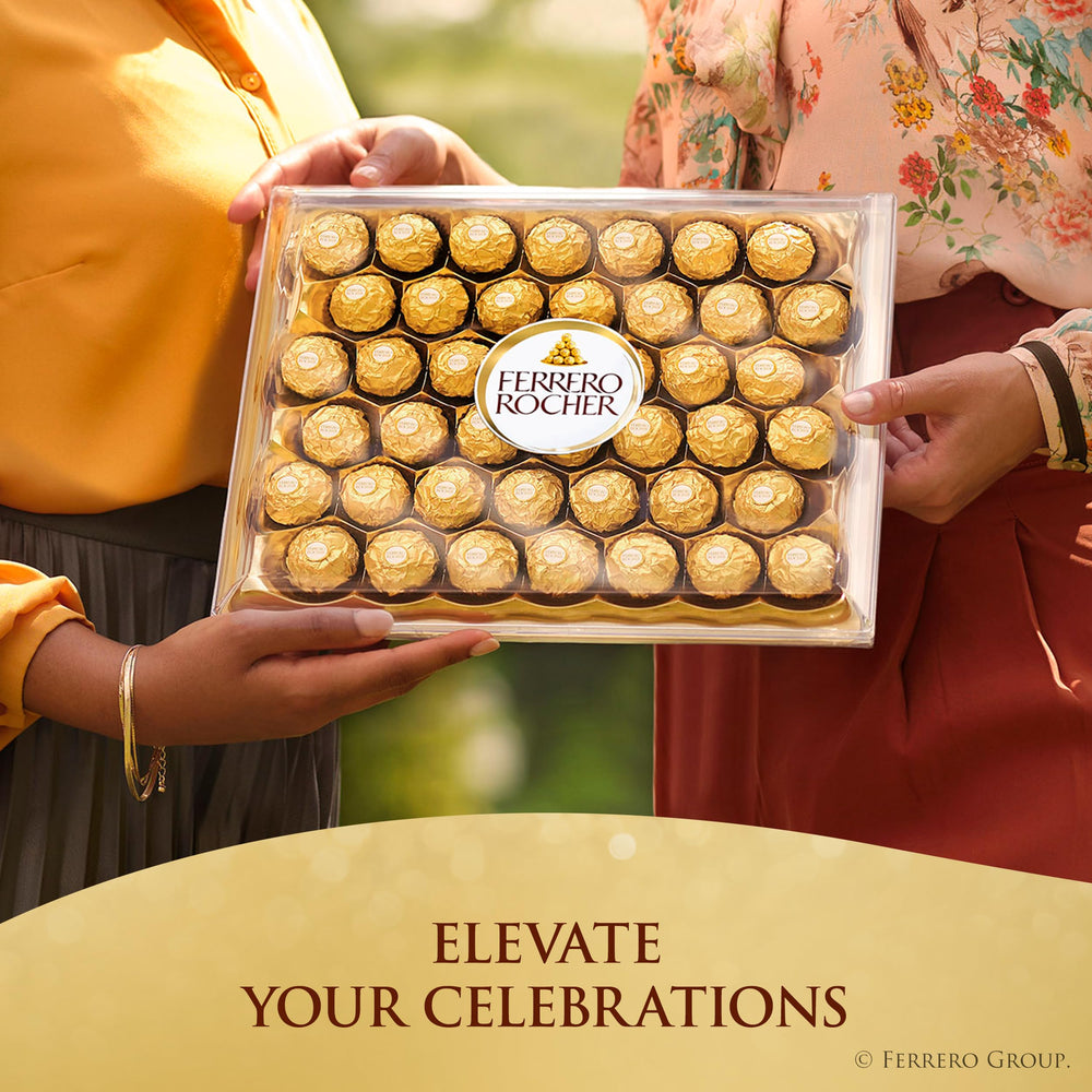Ferrero Rocher individually wrapped chocolates ensure fresh, convenient treats