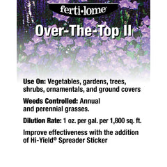 Garden view with edibles nearby demonstrates safe Ferti-Lome application