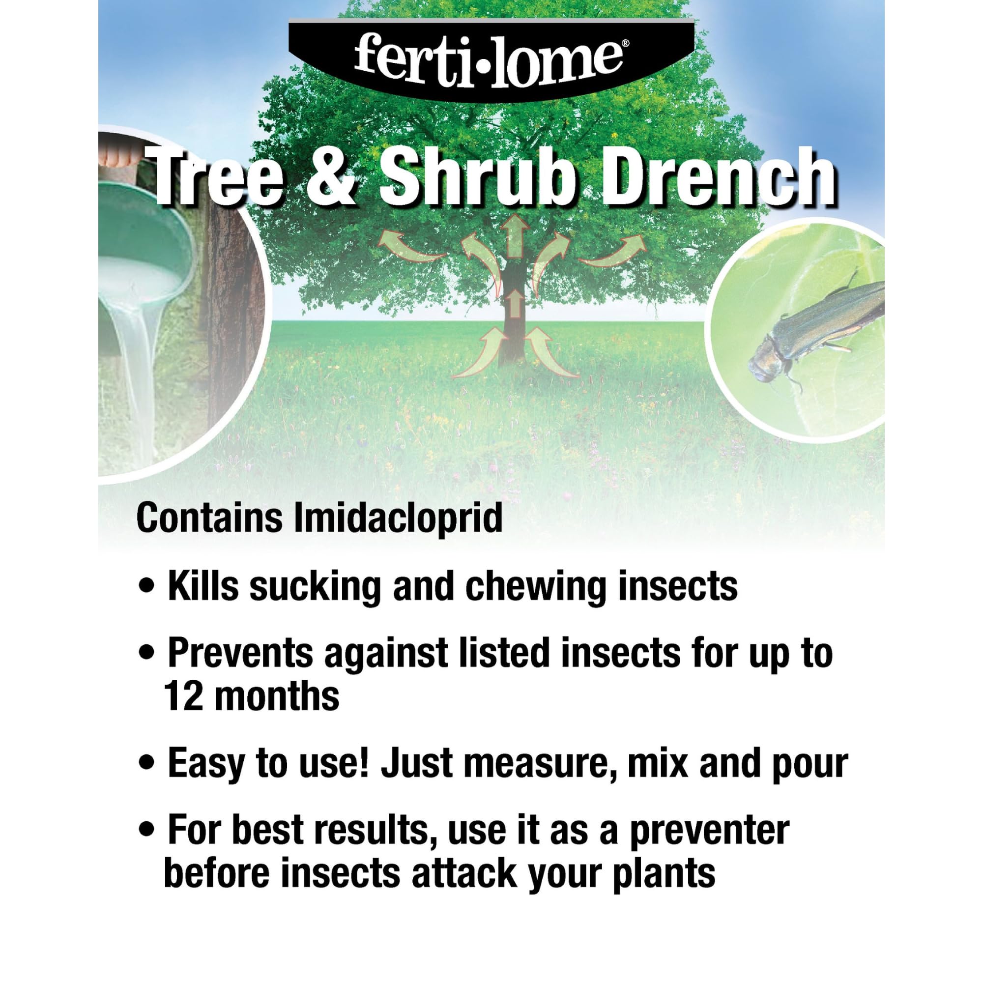 Ferti-Lome label-based insect control for outdoor trees and shrubs