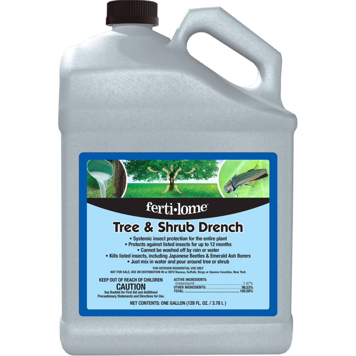 Ferti-Lome Tree and Shrub Drench poured around the base for pest protection