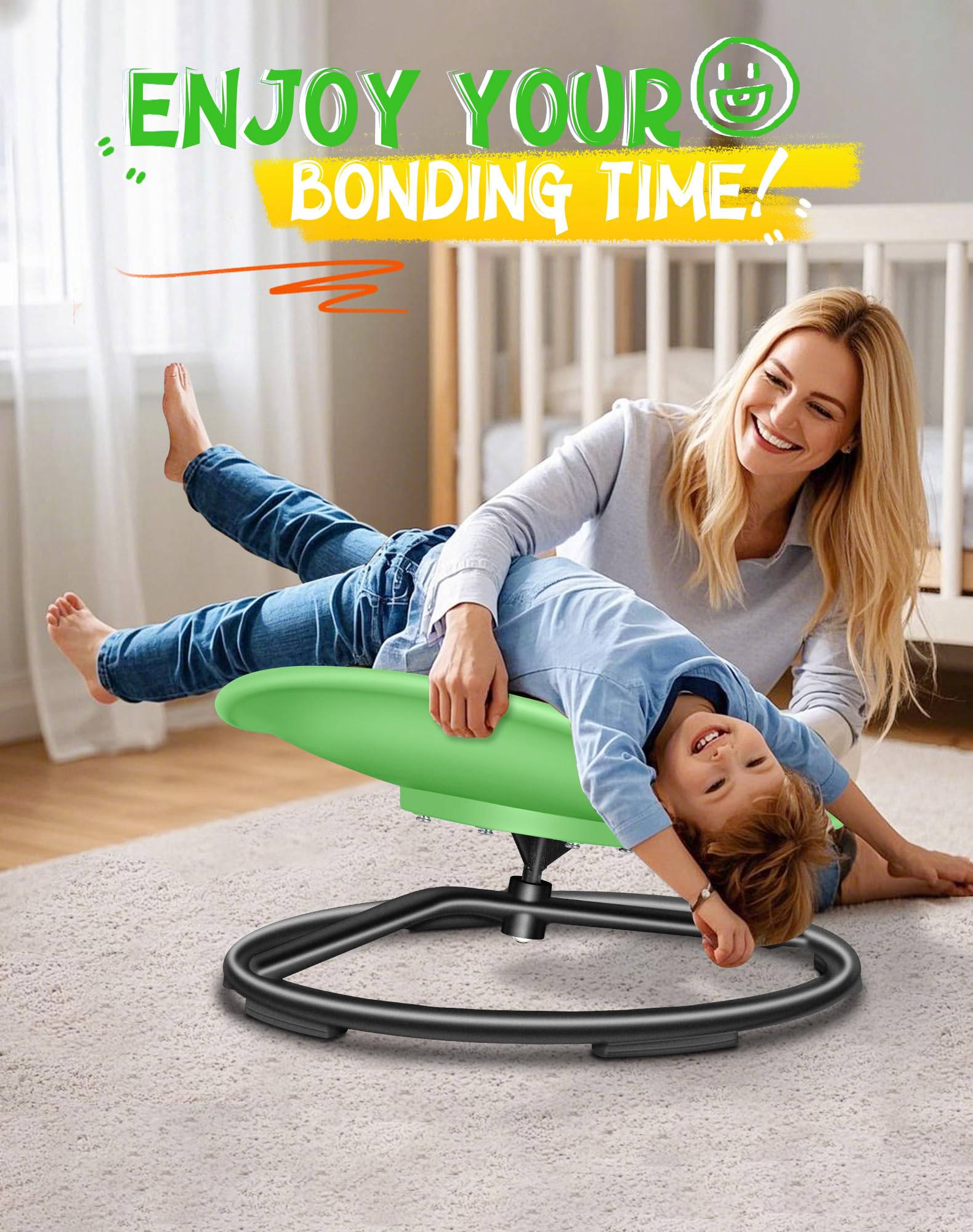FERUERW Spinning Chair 3+ years – suitable for ages 3 and up.
