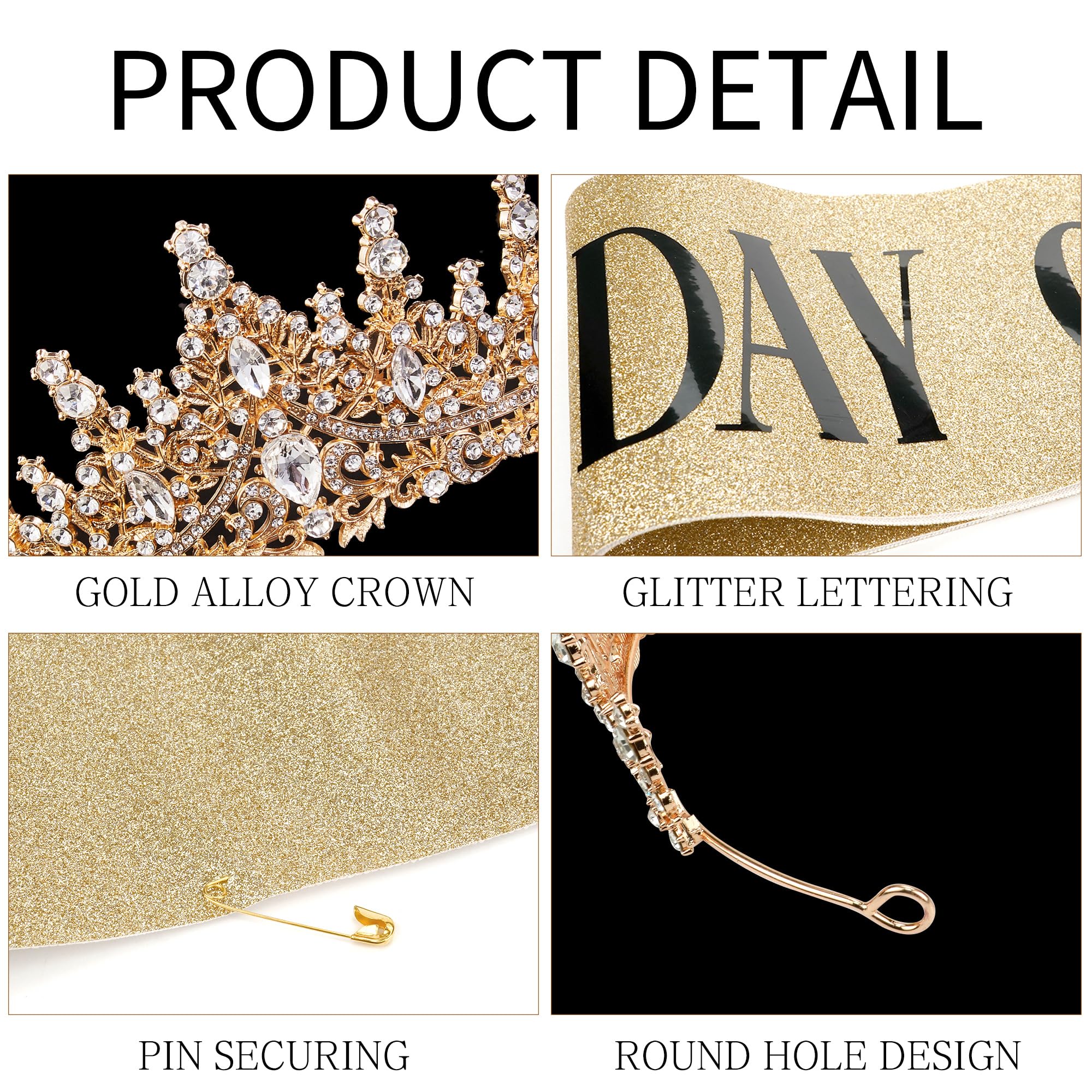 Fesciory gift set tiara and sash makes a memorable celebratory present