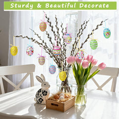 Fethwoin assorted ribbons add color and dimension to eggs.