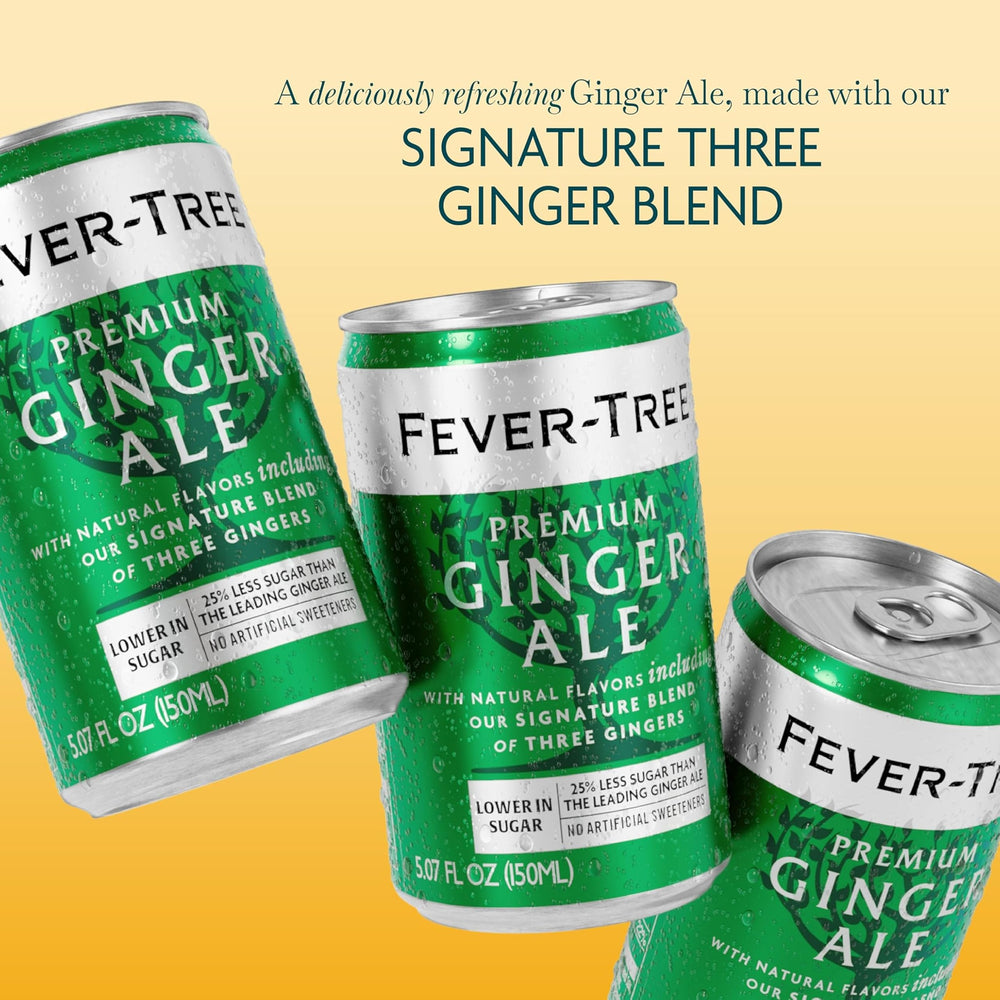 Fever-Tree Ginger Ale dark spirits mixer ideal with whiskies and rums.
