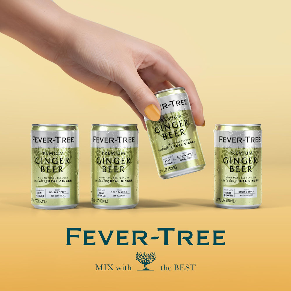 Illustration of Fever-Tree's three-ginger blend representing authentic ingredients