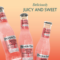 Fever-Tree Sparkling Pink Grapefruit Florida juice note for authentic flavor