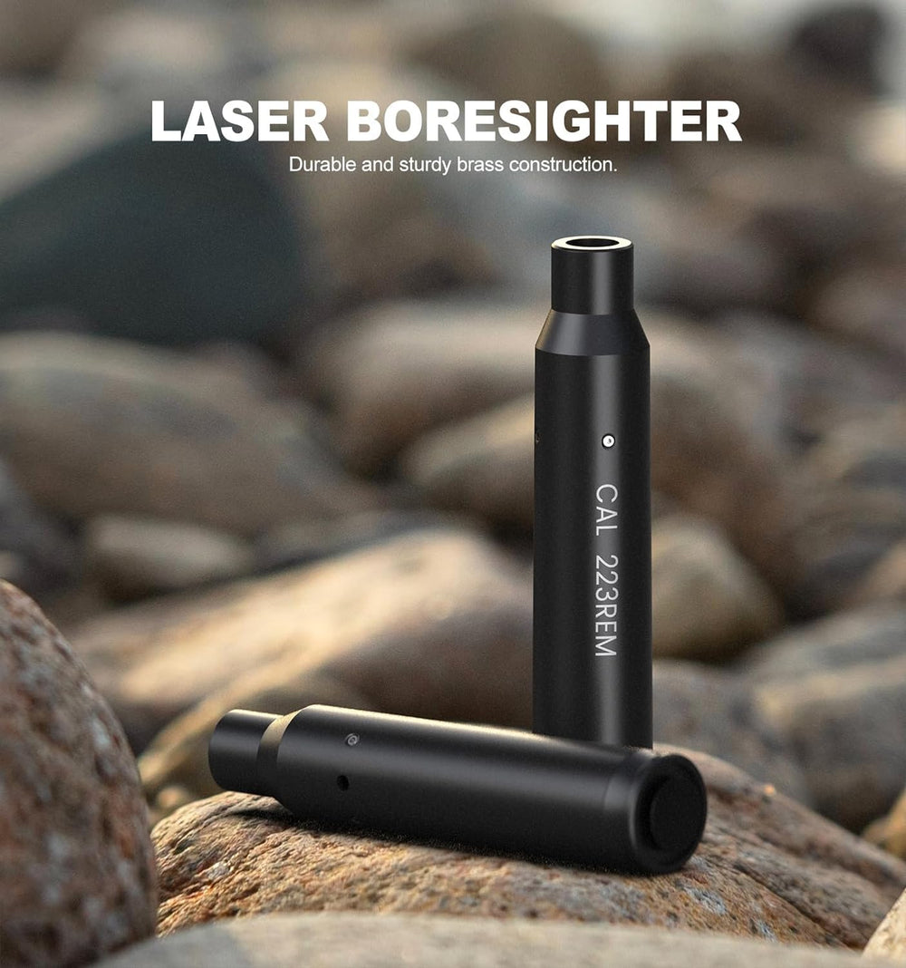 Feyachi bore sight range coverage from 15 to 100 yards in use
