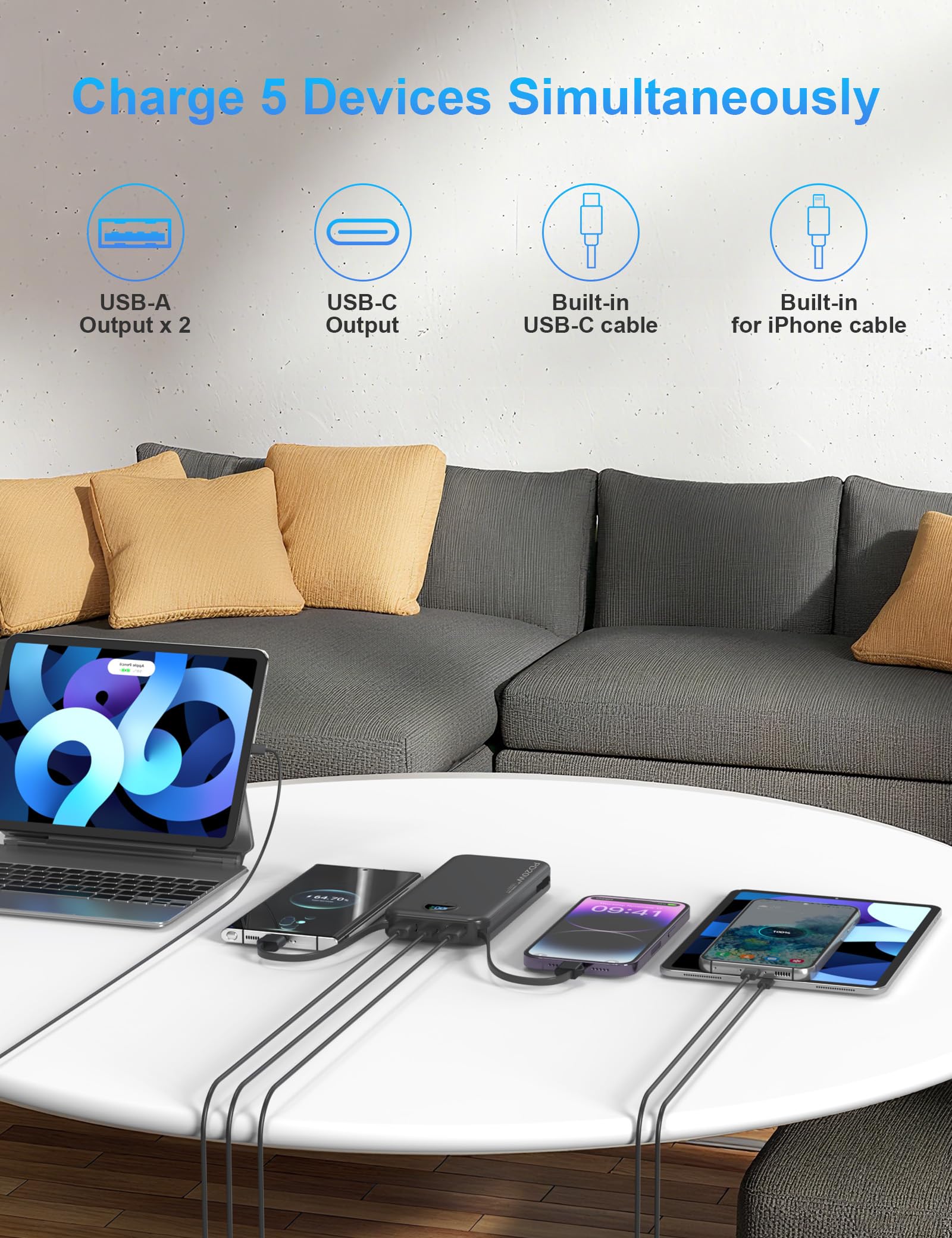 FFNPua pocket-friendly power bank for everyday commuting and travel.