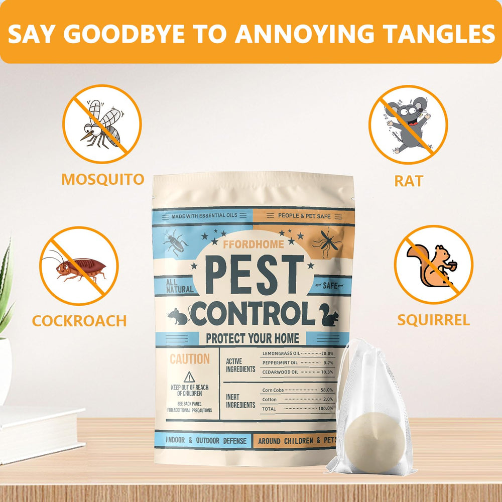 FfordHome pest repellent packaging highlights quick action and safe usage.