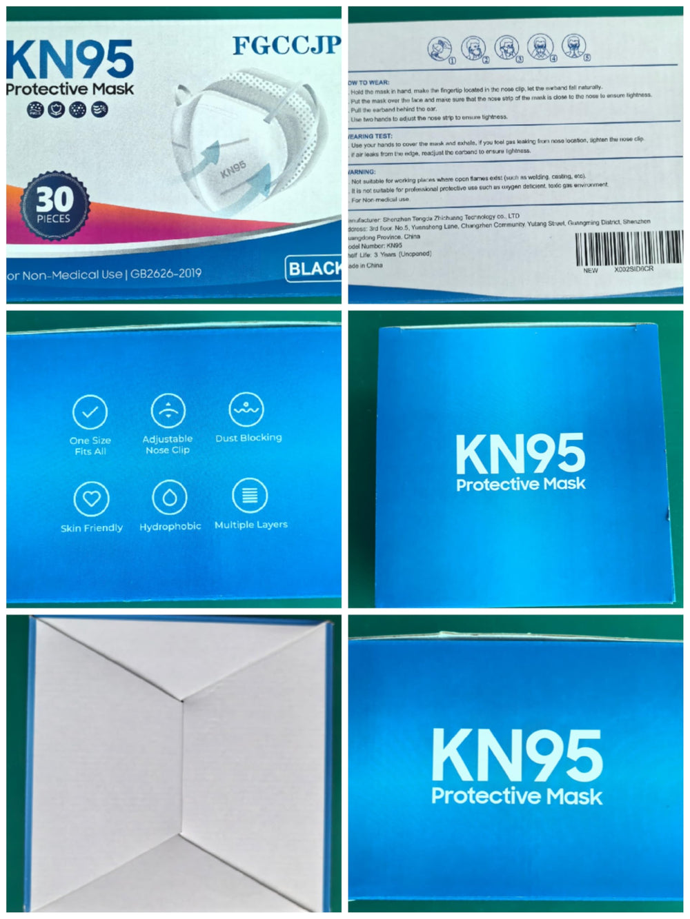 FGCCJP KN95 masks suitable for public indoor settings.