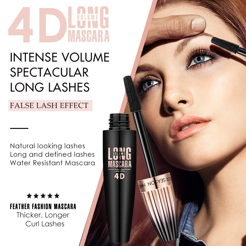 Close-up of FGHJ mascara brush for smooth, clump-free application