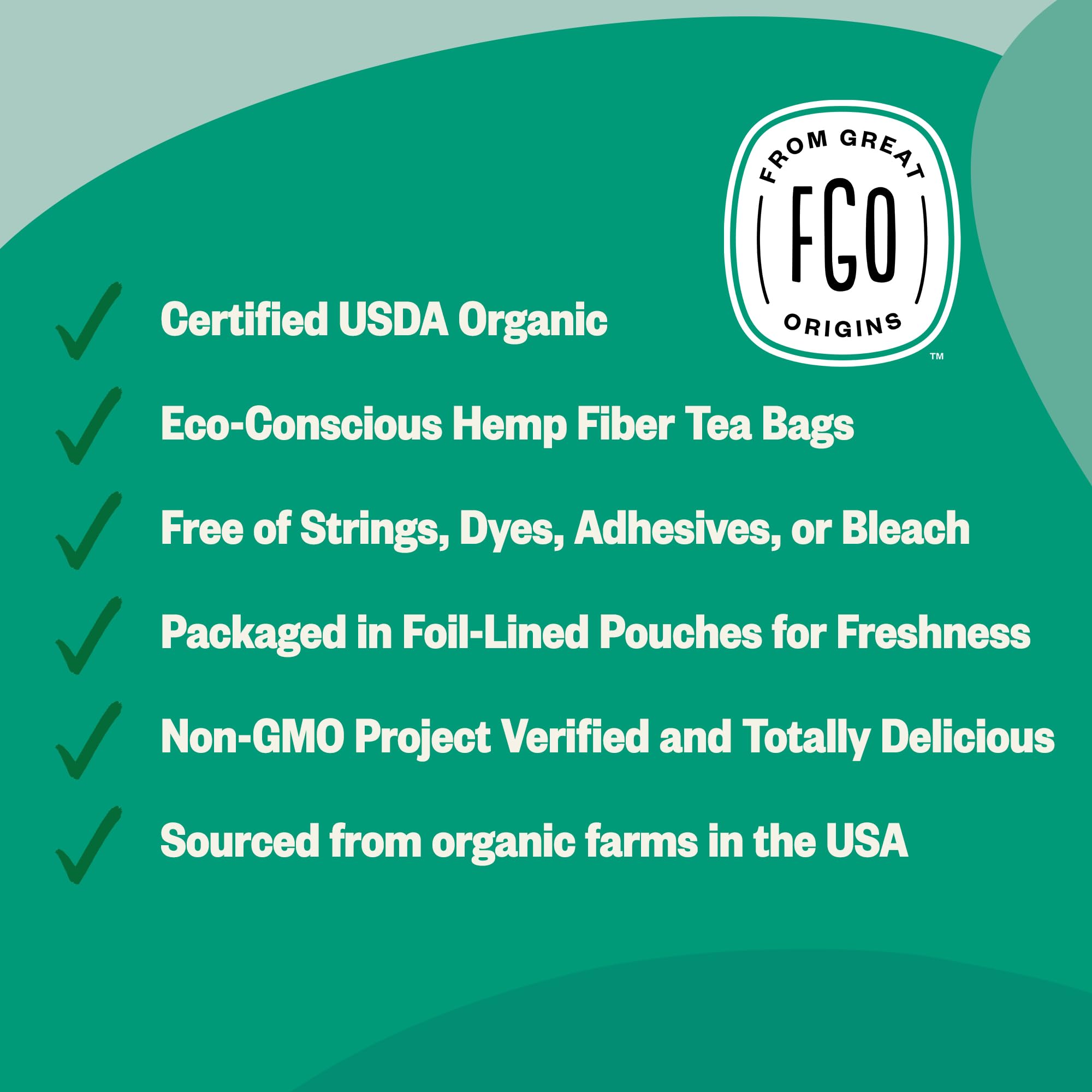 FGO Close-up of Abaca tea bag material showing natural fiber