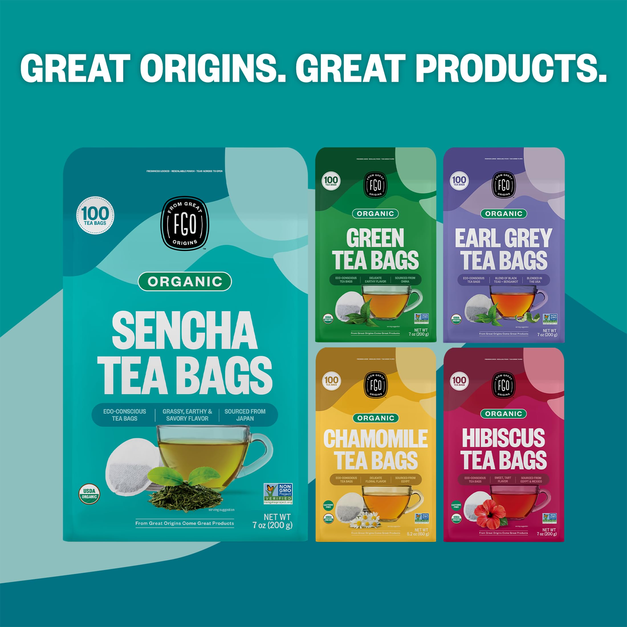 FGO eco-conscious tea bags support sustainable tea rituals