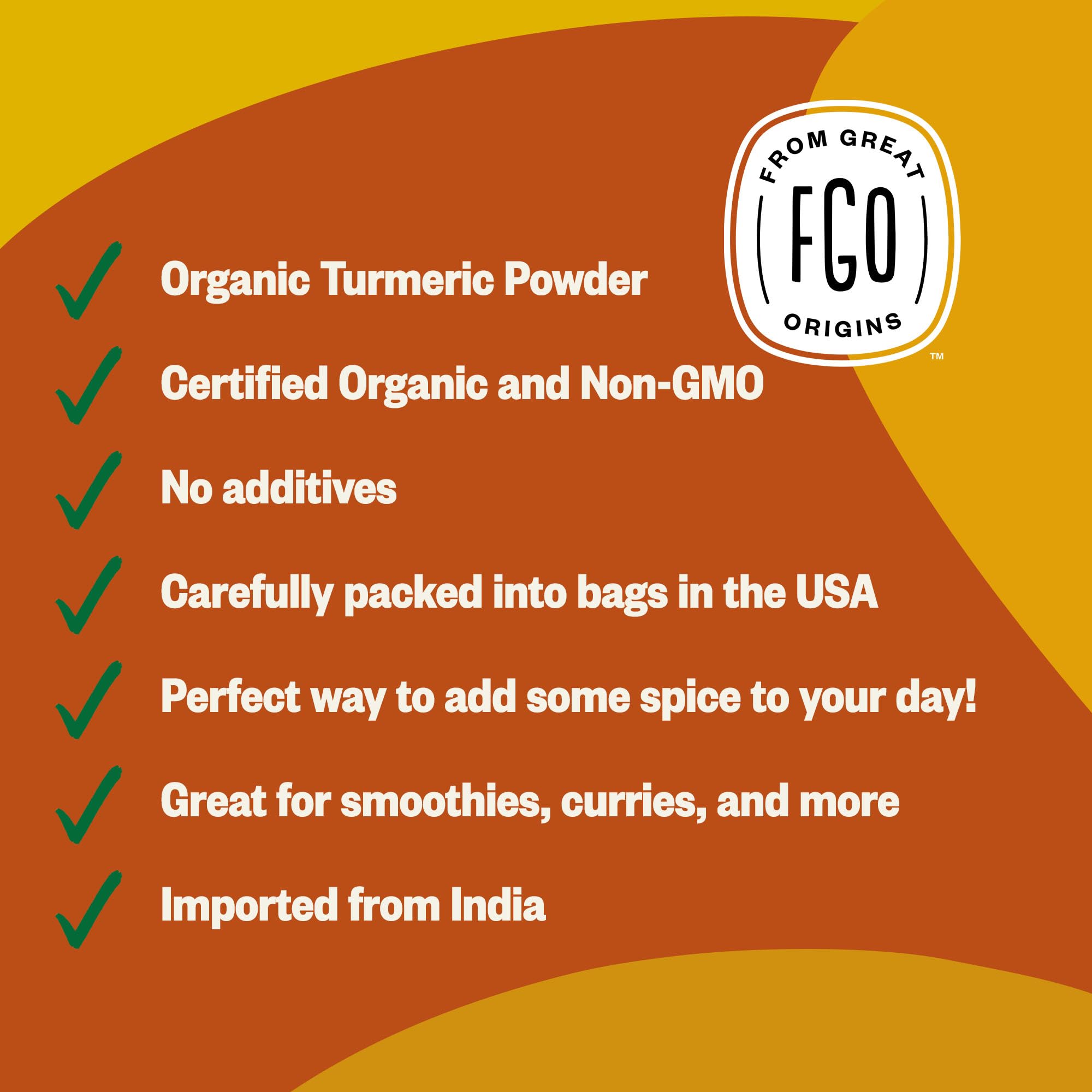 FGO Turmeric powder storage in a pantry jar preserves aroma.