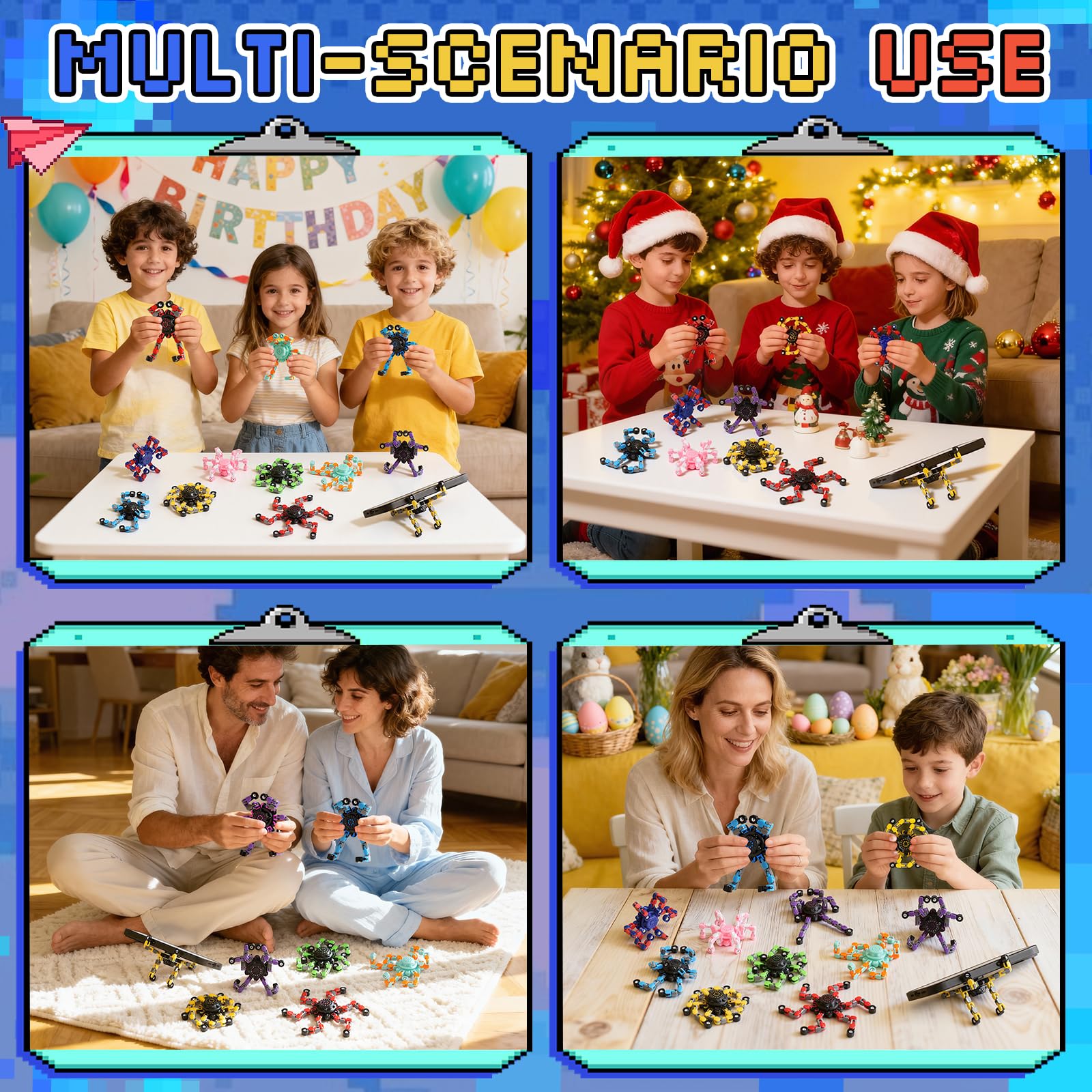 FGYLYOX Stress-relief toy for busy hands during travel or classroom activities.