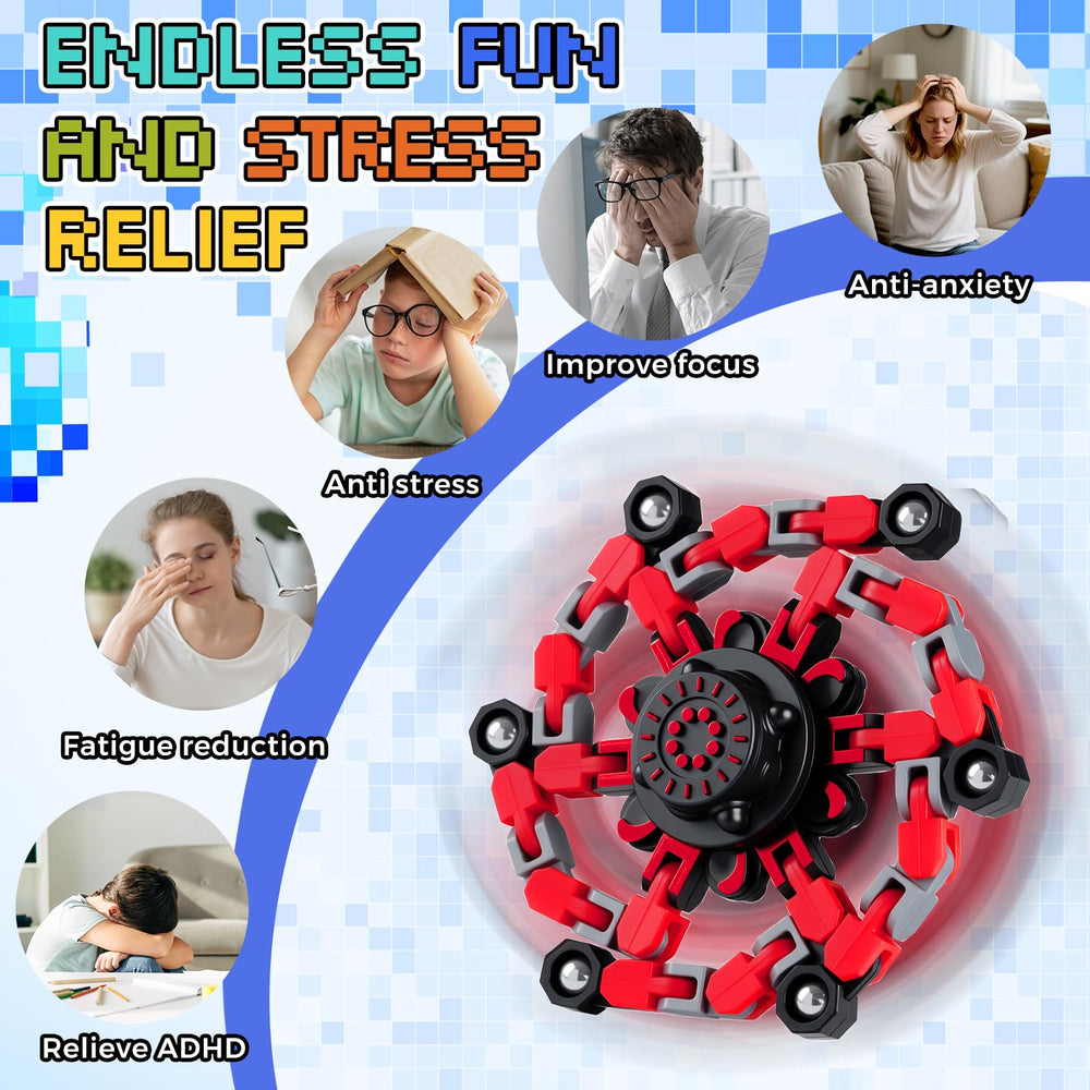 FGYLYOX Portable fidget spinner doubles as a mini desk toy.