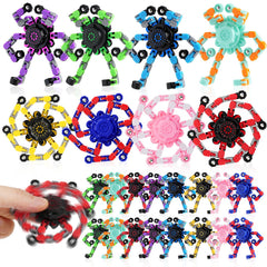 FGYLYOX Transformable Spinner Robot in action, ideal for focused play and sensory engagement.