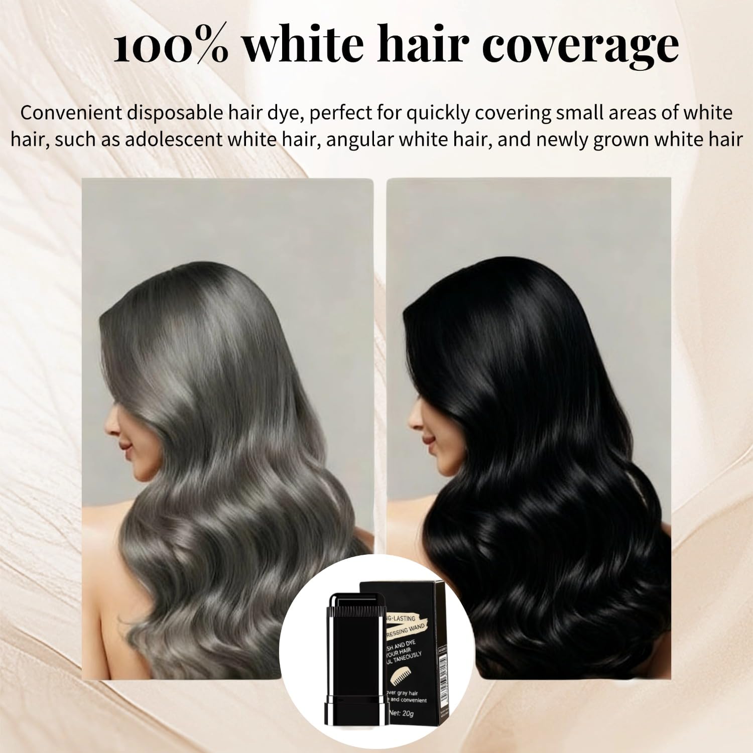 FHH Portable design ideal for travel and daily touch-ups.