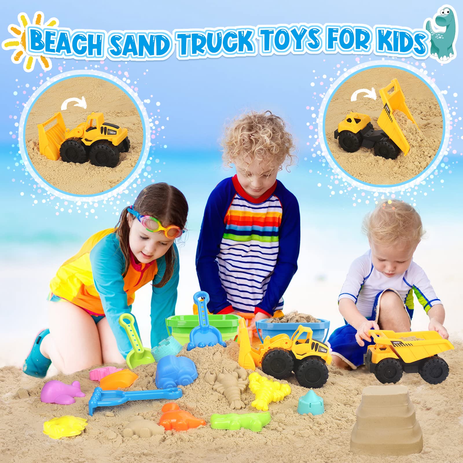 FHOZGECY sand castle molds inspire imaginative building by the shore.
