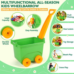 FHOZGECY short-handled tools enable safe, light-duty gardening for kids