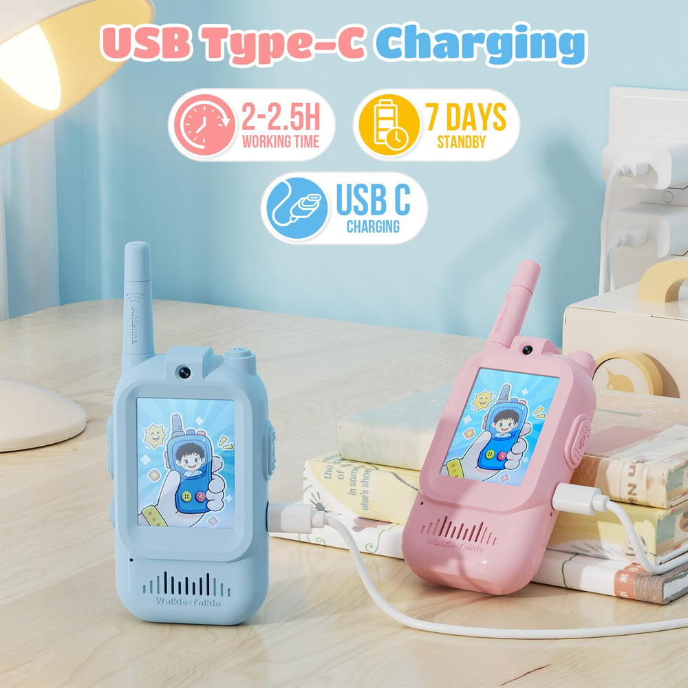 FHskFH private range kid walkie talkies ensure secure one to one chats