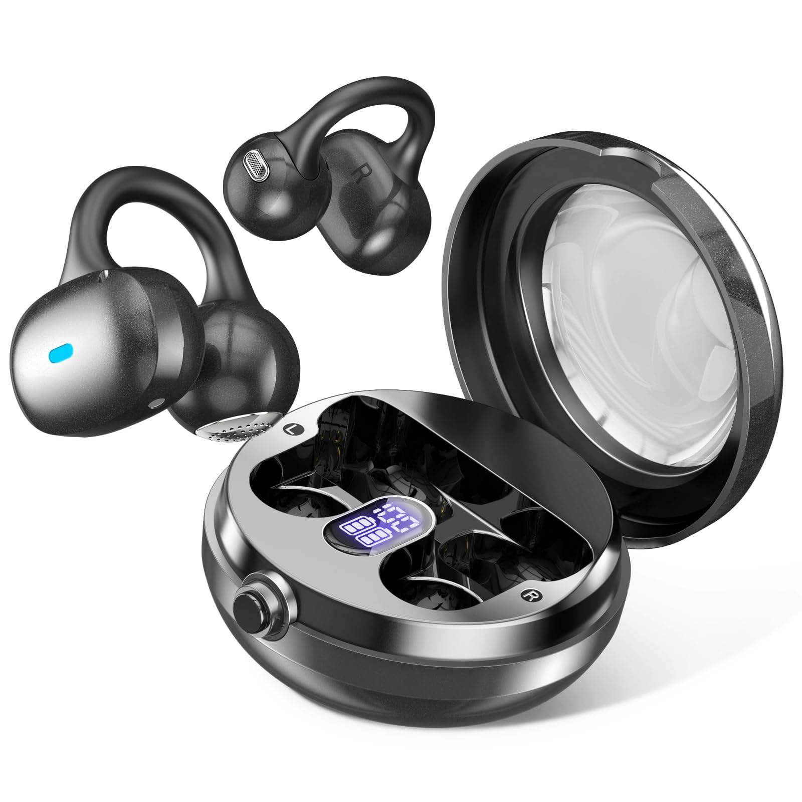 Fhumsh Open Ear Headphones clip-on design offers all-day comfort.