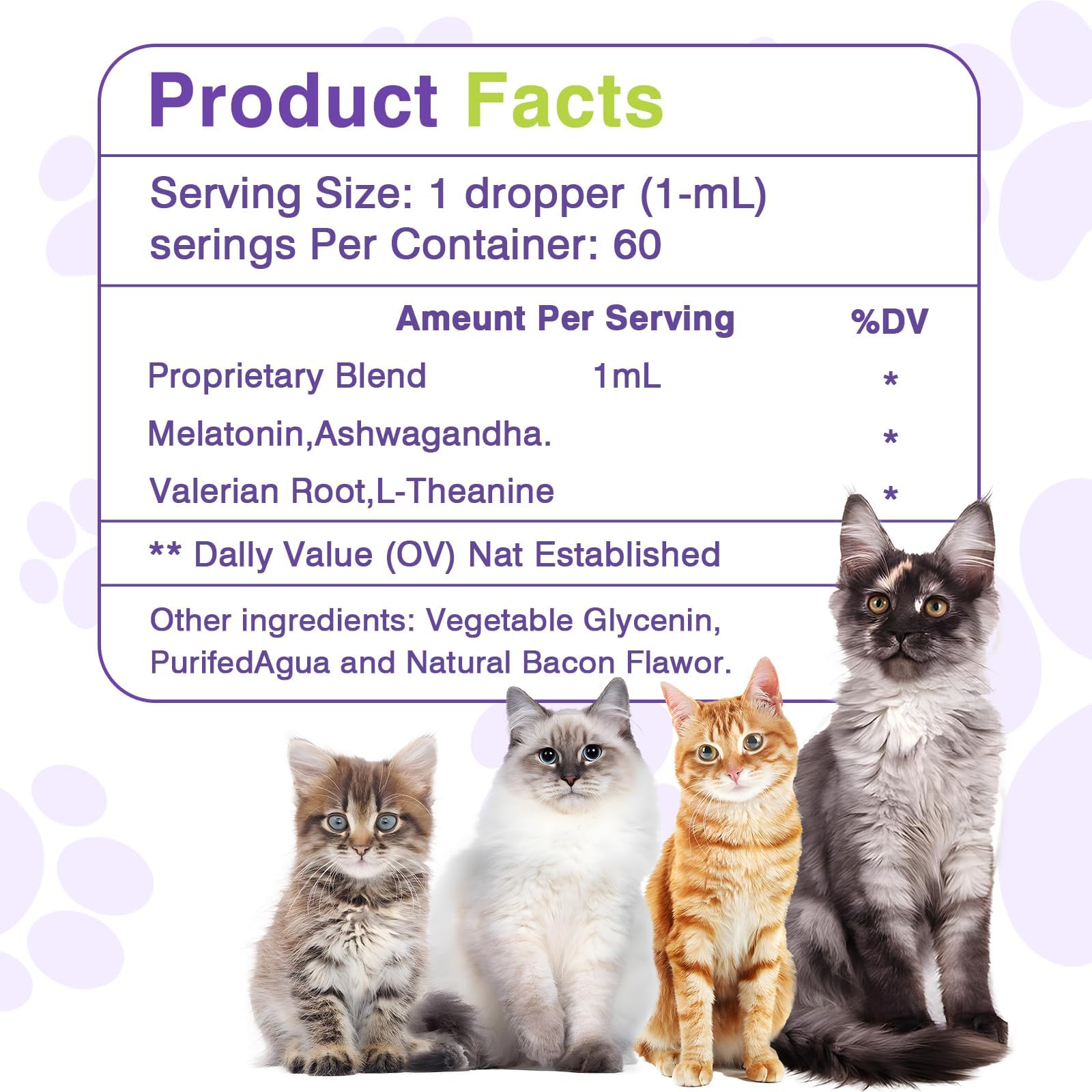 FHZRLP mélatonine pour chats — emballage élégant et pratique.