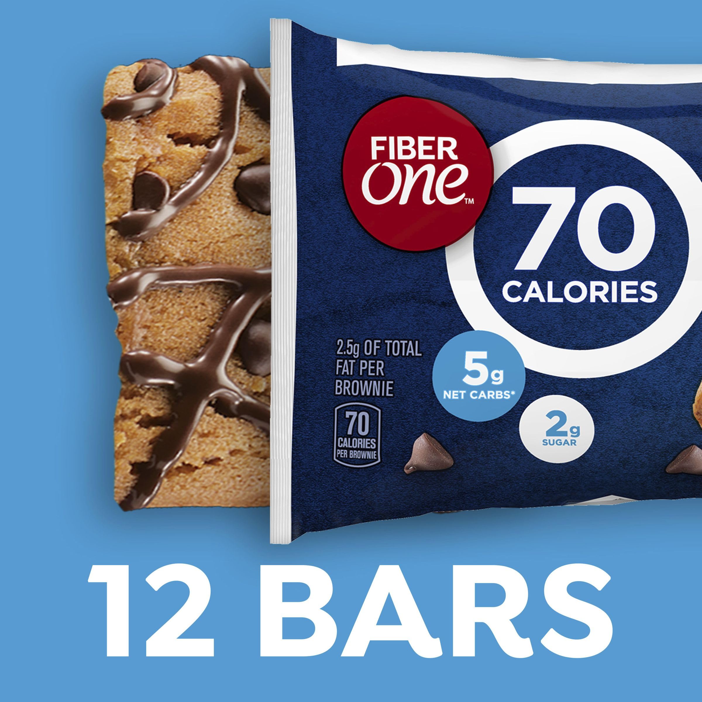 Fiber One breakfast-on-the-go brownie promotes quick, satisfying morning bite.