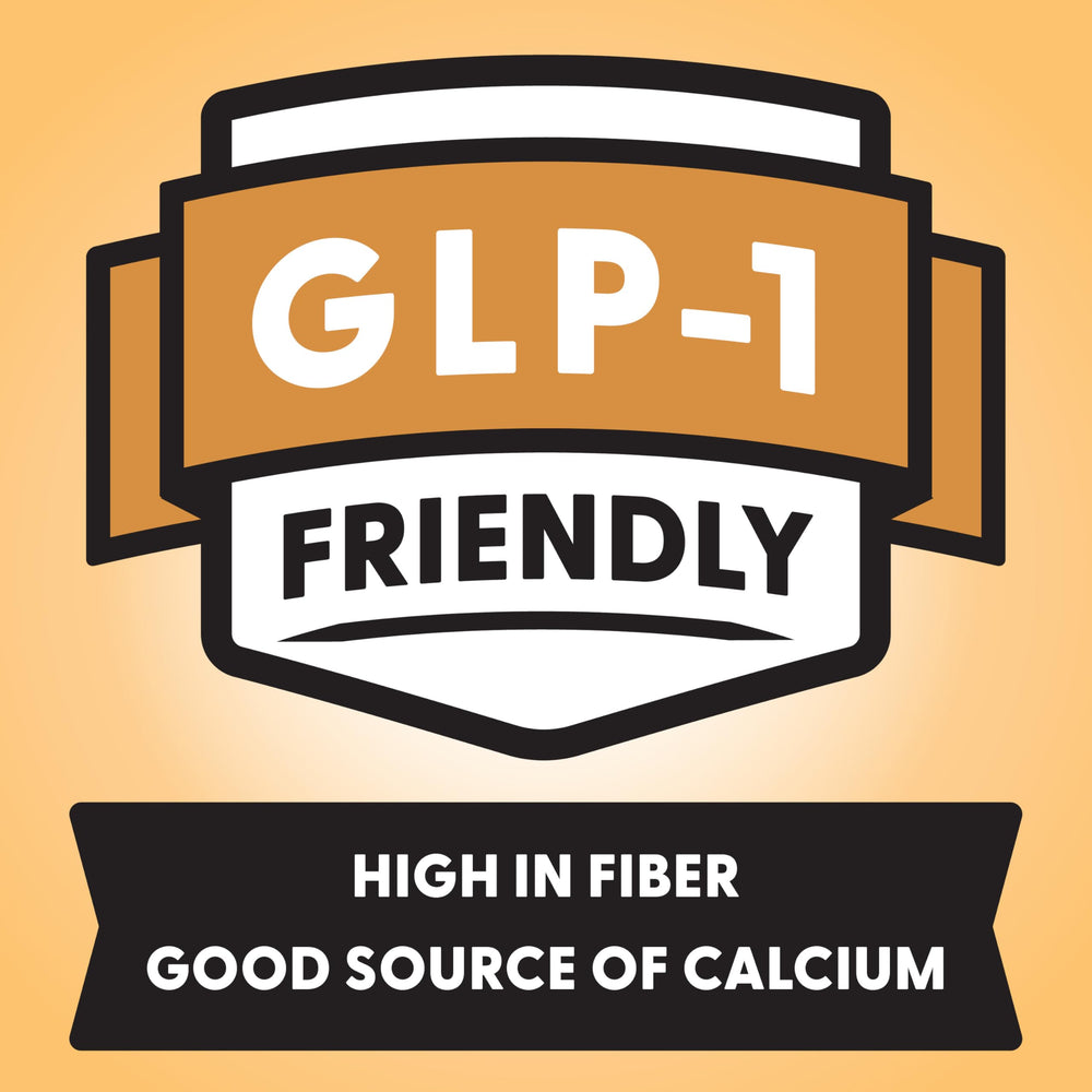 Grocery store display featuring Fiber One bars, a convenient office snack