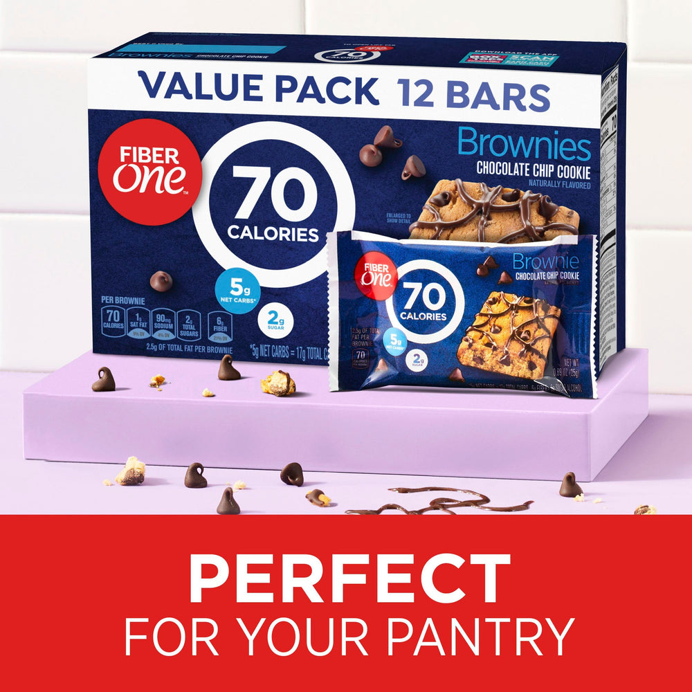 Fiber One value pack 12-count shows budget-friendly, shareable snacks.