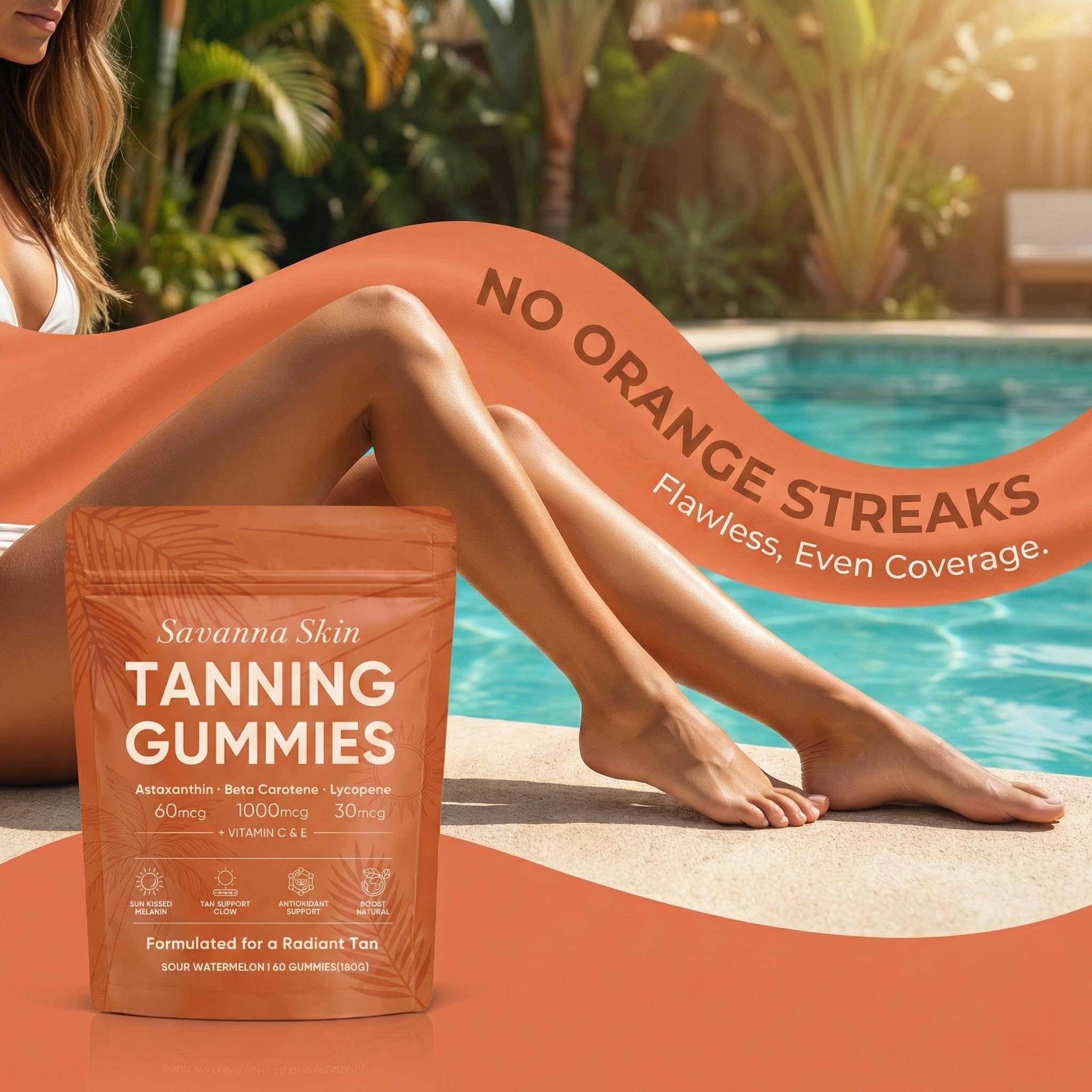 Packaging highlights vegan, sugar-free, and clean ingredients.